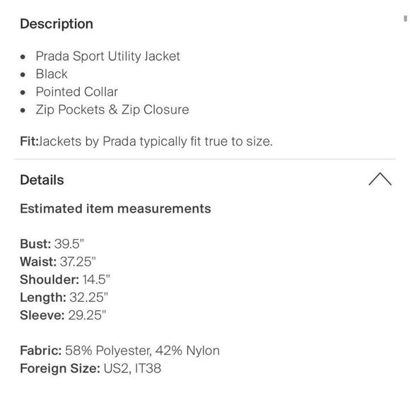 Prada Authentic Solid Black Long Sleeve Utility Jacket IT 38 US 2 Xs - Picture 4 of 12